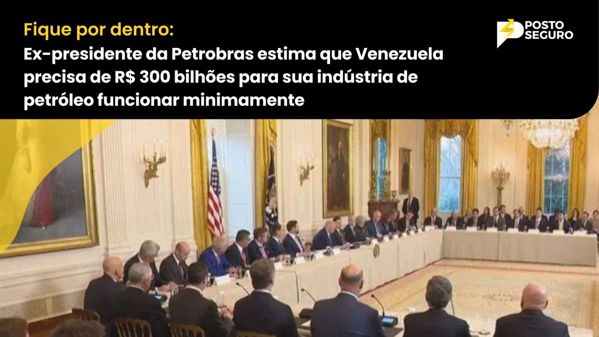 Ex-presidente da Petrobras estima que Venezuela precisa de R$ 300 bilhões para sua indústria de petróleo funcionar minim