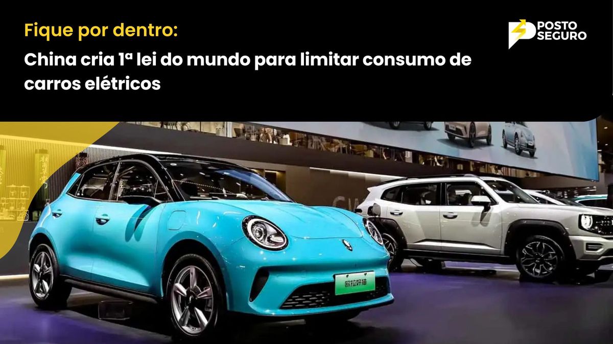 China cria 1ª lei do mundo para limitar consumo de carros elétricos