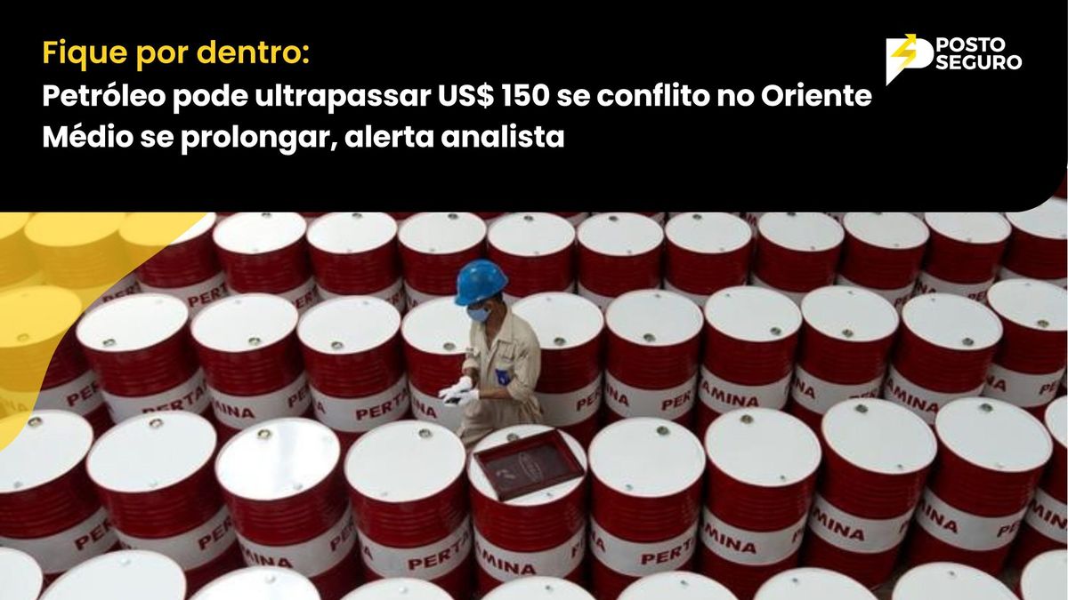Petróleo pode ultrapassar US$ 150 se conflito no Oriente Médio se prolongar, alerta analista