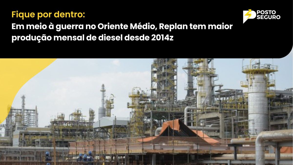 Em meio à guerra no Oriente Médio, Replan tem maior produção mensal de diesel desde 2014
