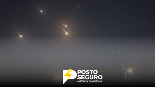 Irã lança ataque de mísseis contra Israel.