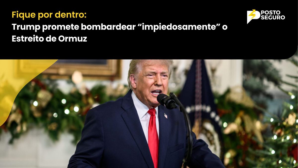 Trump promete bombardear “impiedosamente” o Estreito de Ormuz