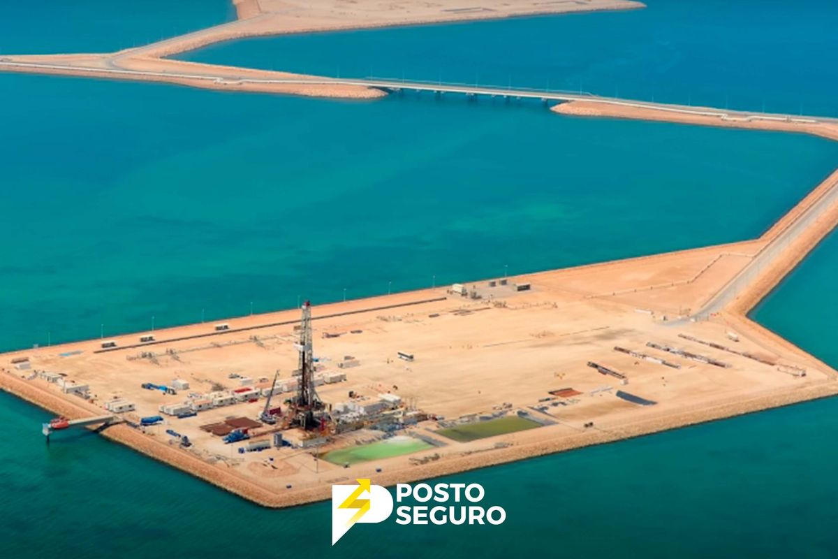 Sustentabilidade e tecnologia: Arábia Saudita inova com ilhas artificiais de petróleo
