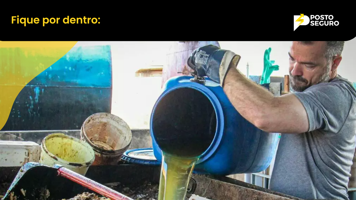 Óleo de cozinha usado pode virar combustível e reforça avanço da economia circular