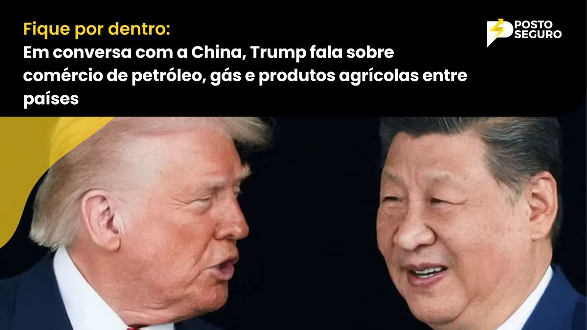 Em conversa com a China, Trump fala sobre comércio de petróleo, gás e produtos agrícolas entre países