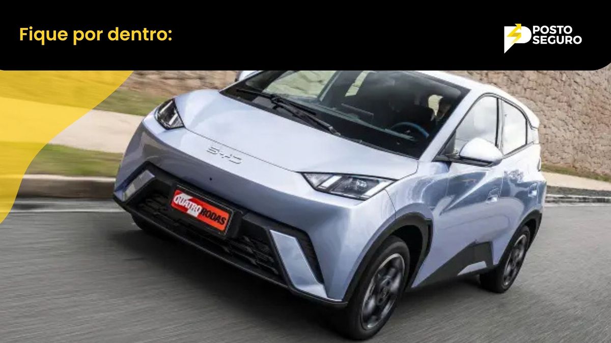 BYD Dolphin Mini é o terceiro carro mais vendido de setembro; veja o ranking