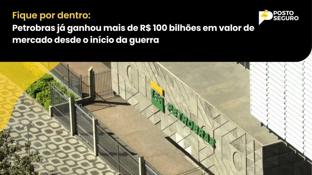 Petrobras já ganhou mais de R$ 100 bilhões em valor de mercado desde o início da guerra