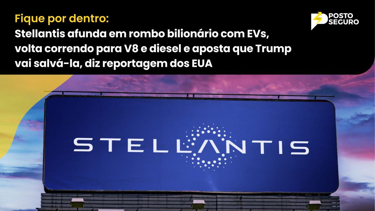 Stellantis afunda em rombo bilionário com EVs, volta correndo para V8 e diesel e aposta que Trump vai salvá-la, diz repo