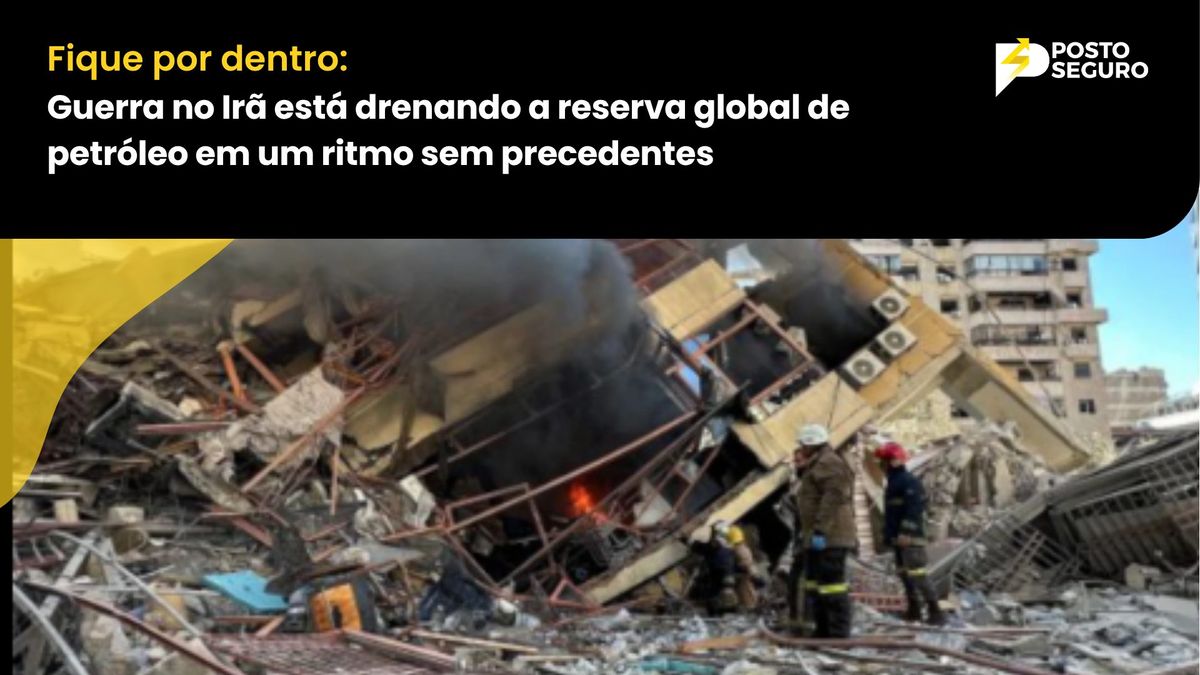 Guerra no Irã está drenando a reserva global de petróleo em um ritmo sem precedentes