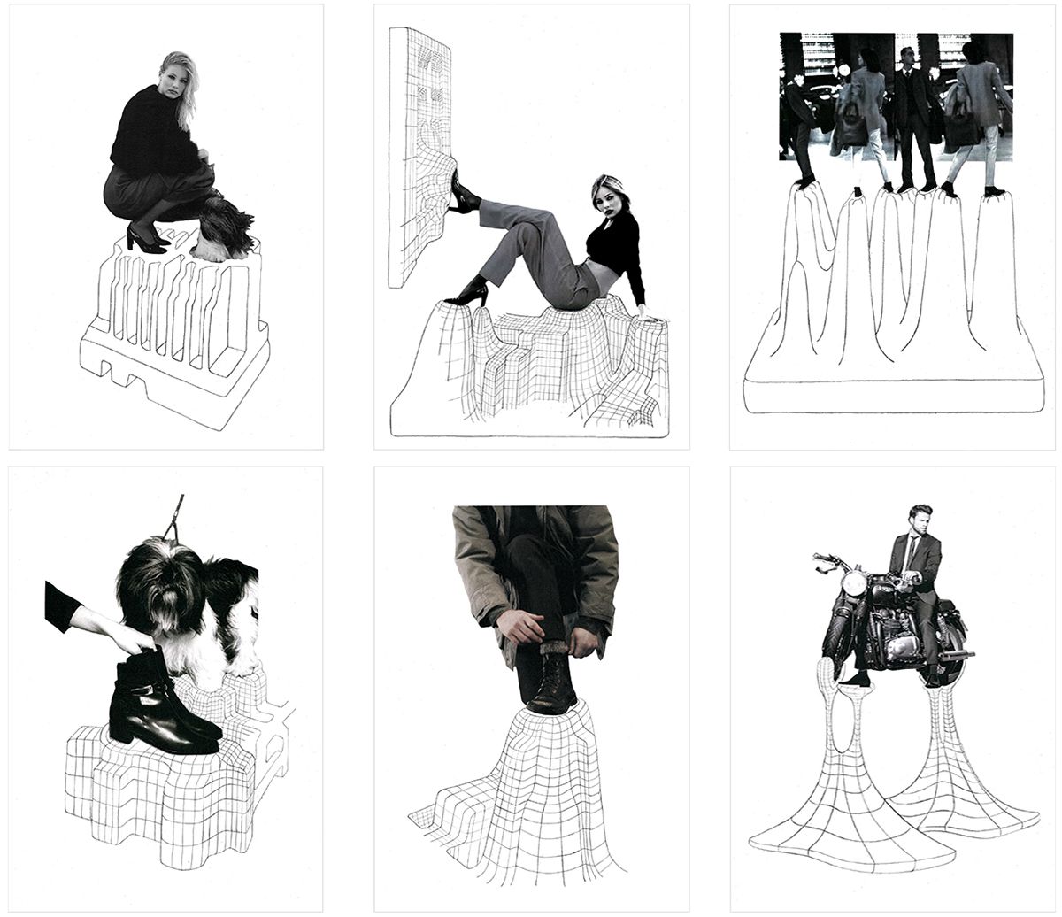 Image title for Graphic - Pedestal collages