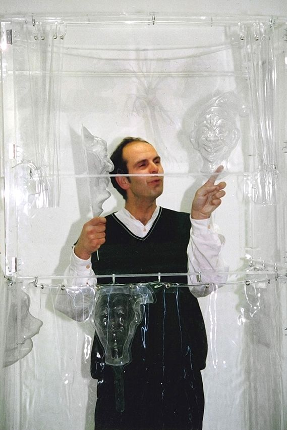 Image title for Transparent puppet theater