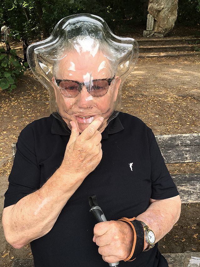 Image title for Masks in the park
