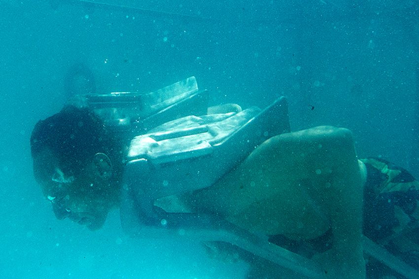 Image title for Underwater stilts