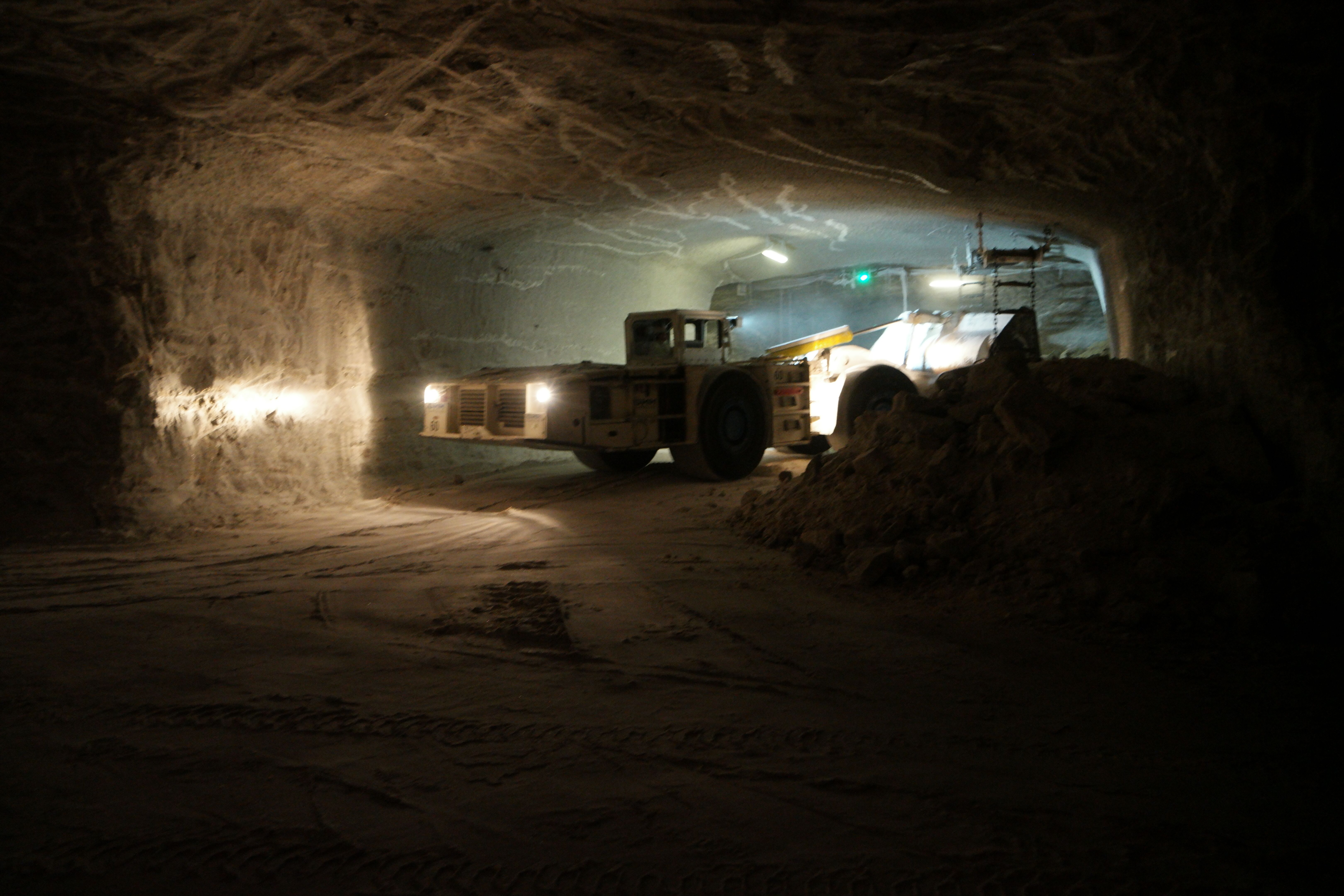 Image title for LHD Loader in the mine