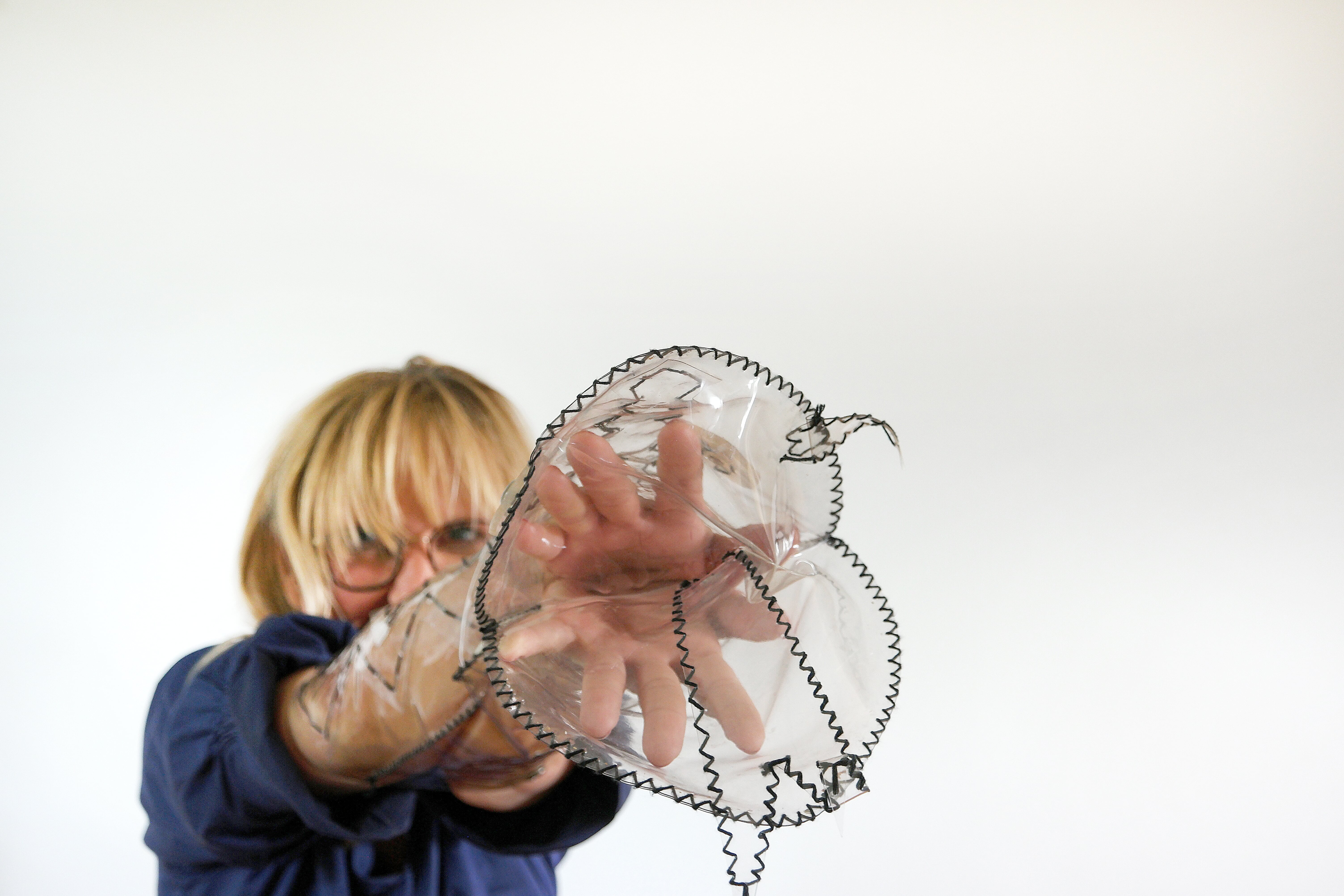 Image title for Predatory fish puppets
