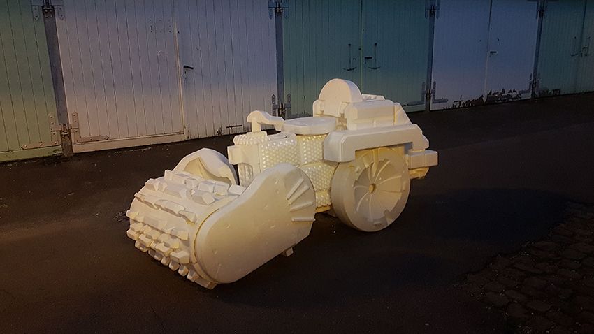 Image title for Riding soil compactor roller