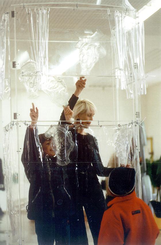 Image title for Transparent puppet theater