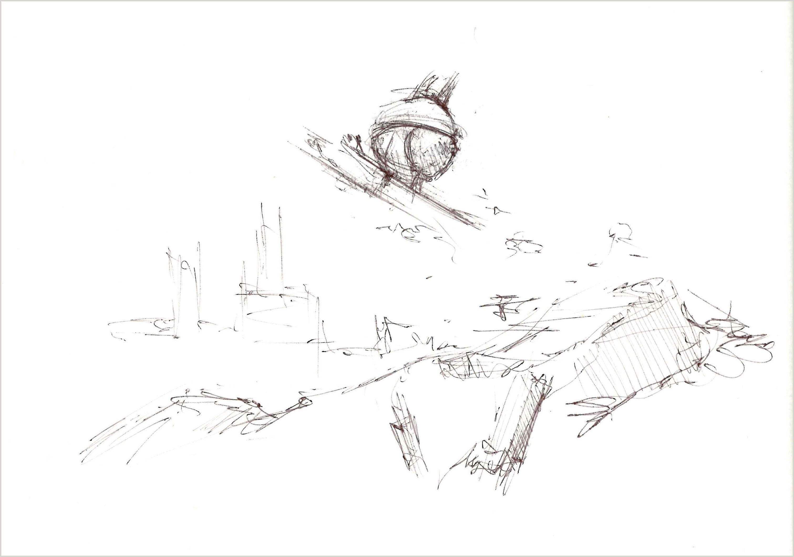 Image title for Toboggans during demolition