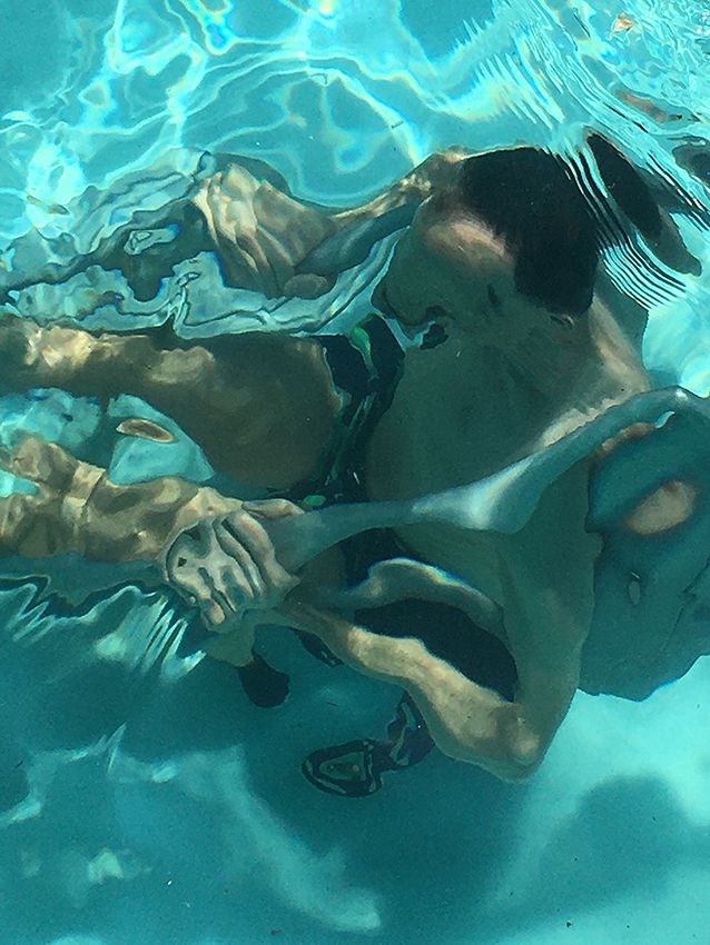 Image title for Underwater stilts