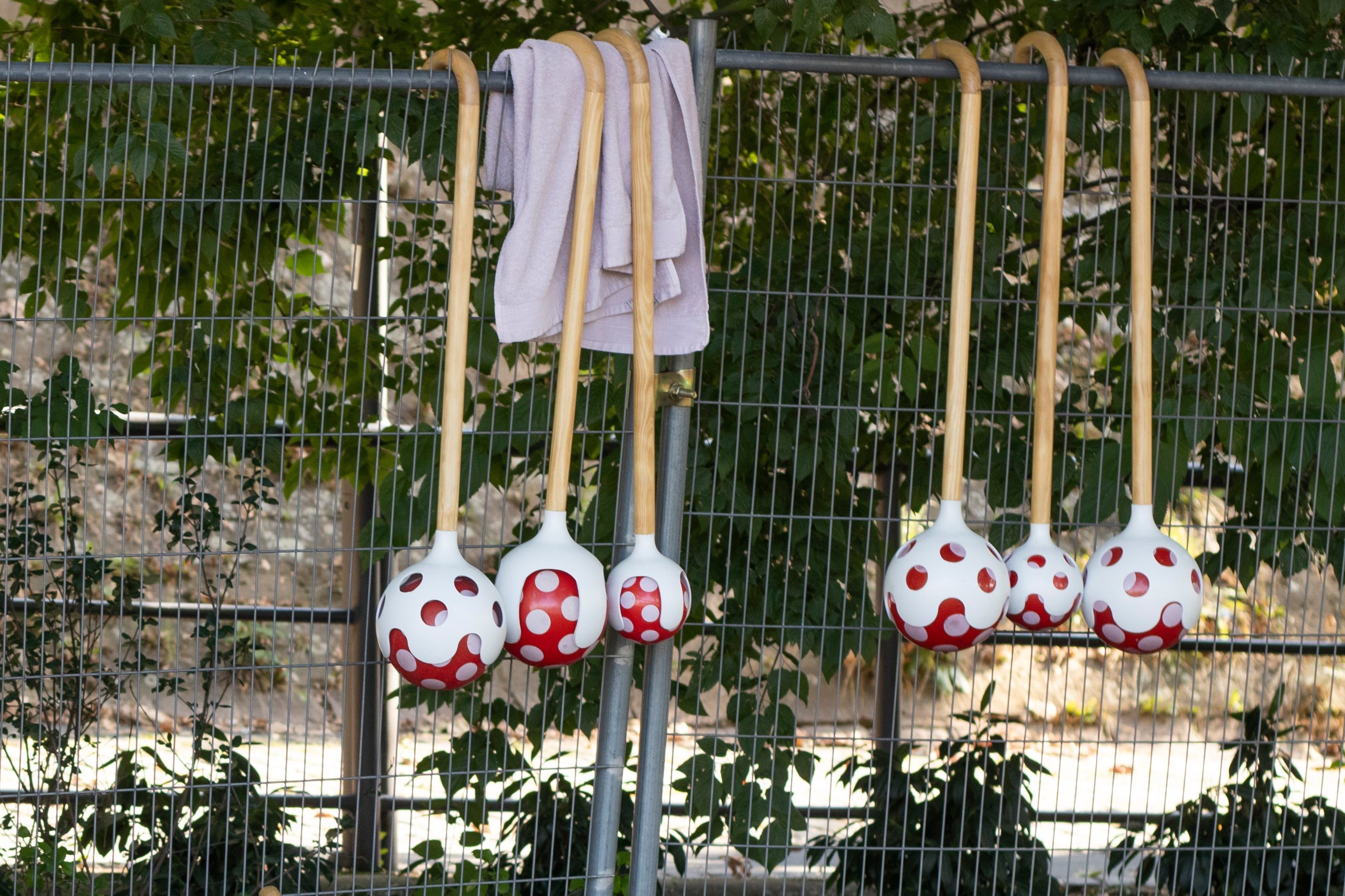 Image title for Ball walking stick games