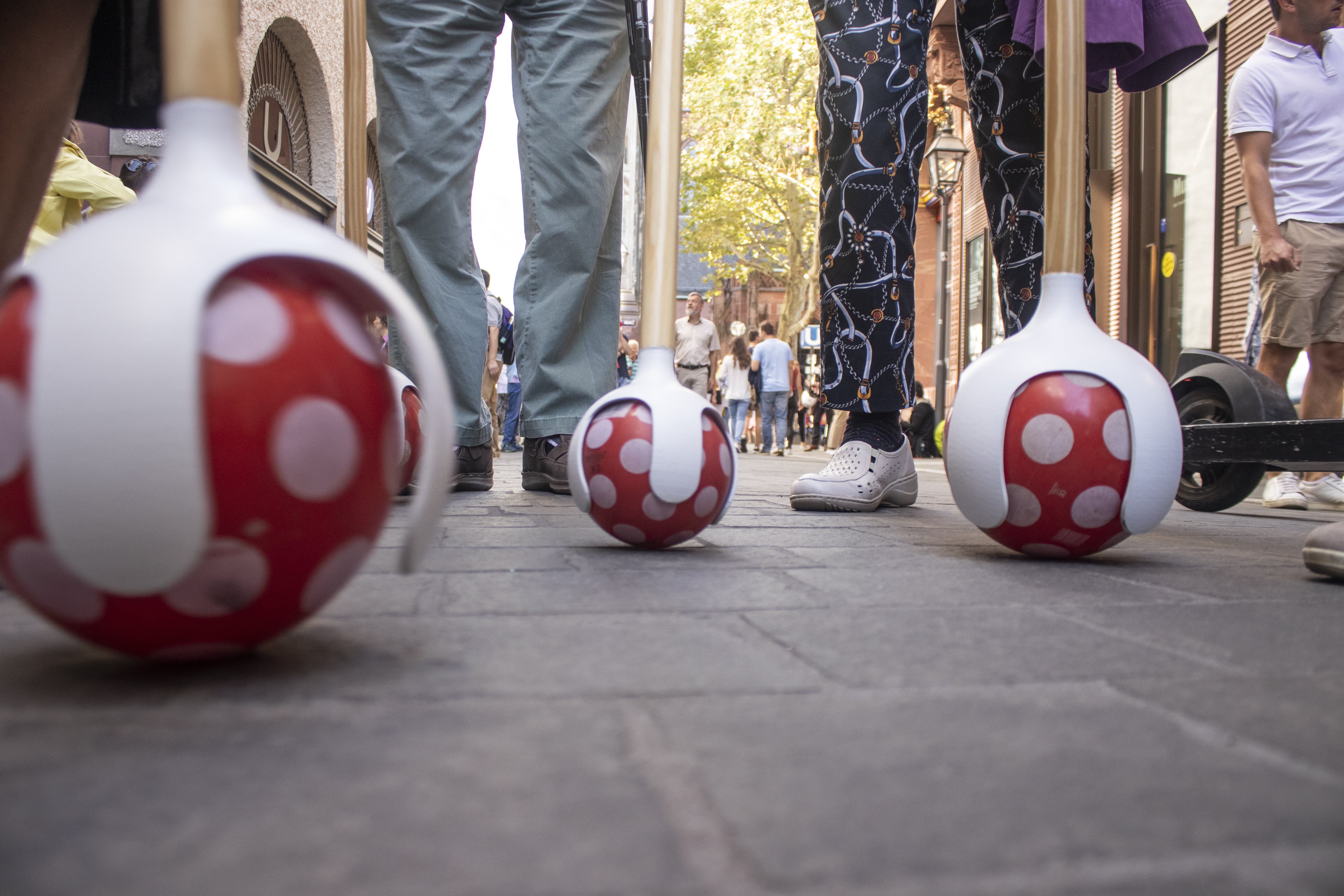 Image title for Ball walking stick games