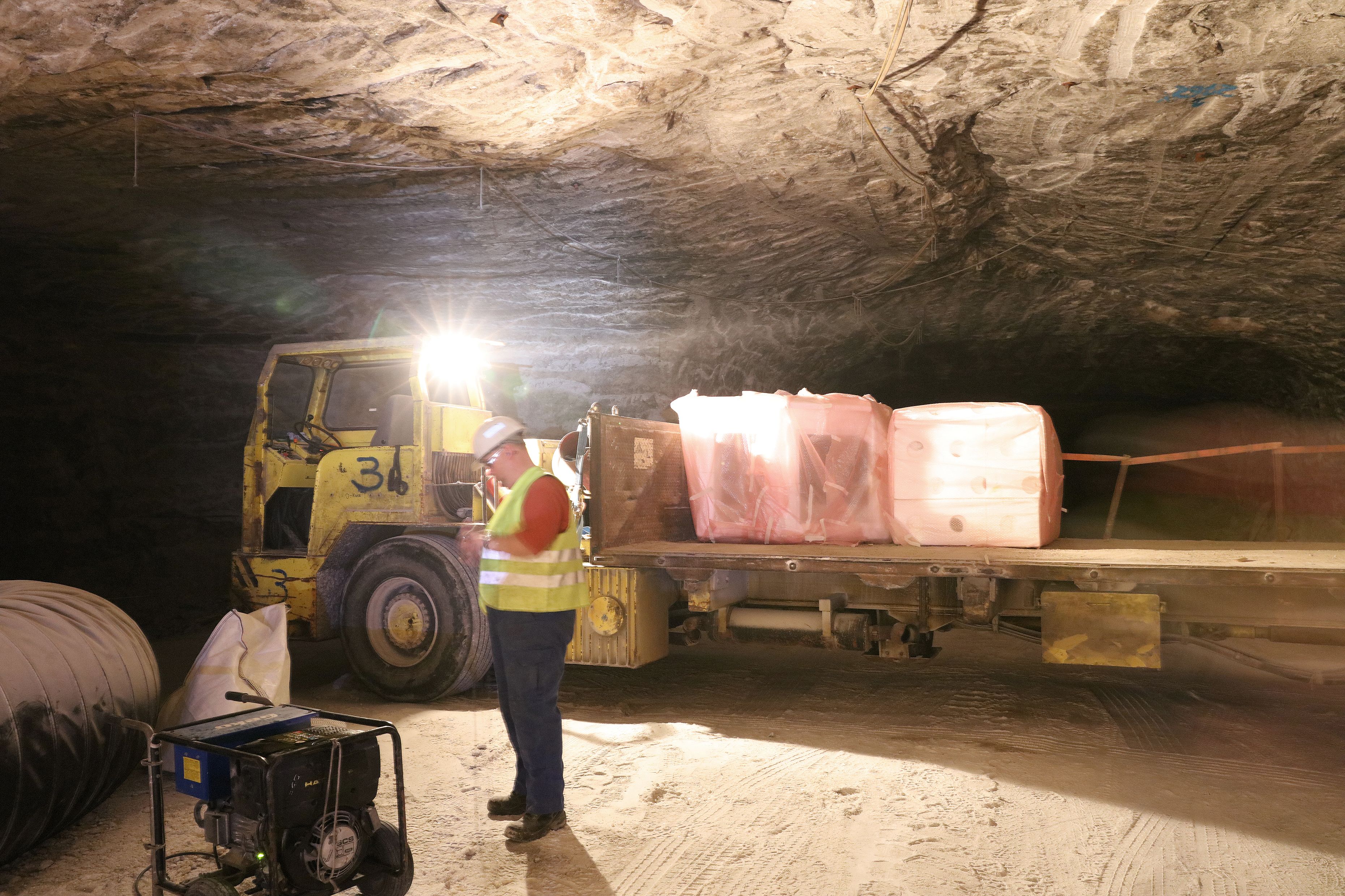 Image title for LHD Loader in the mine