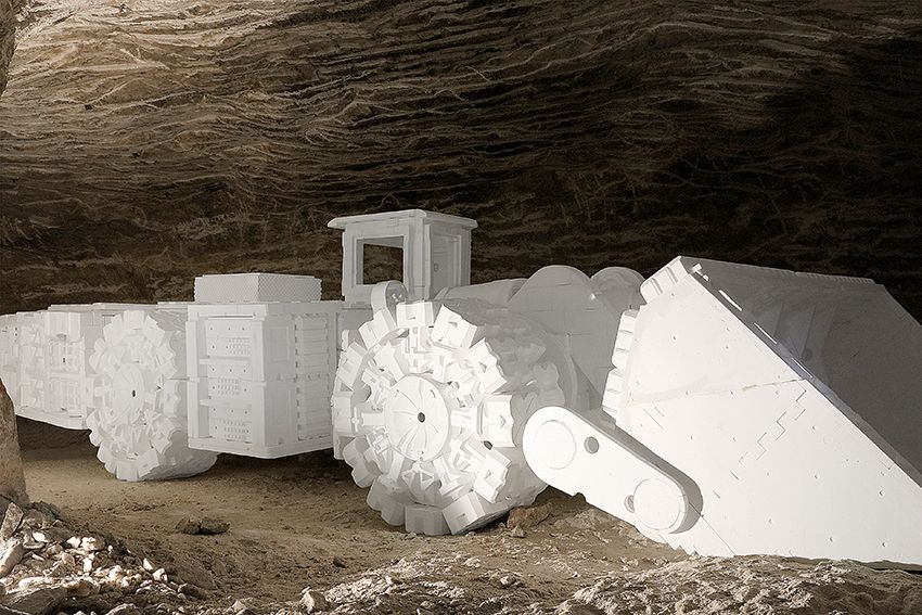 Image title for LHD Loader in the mine