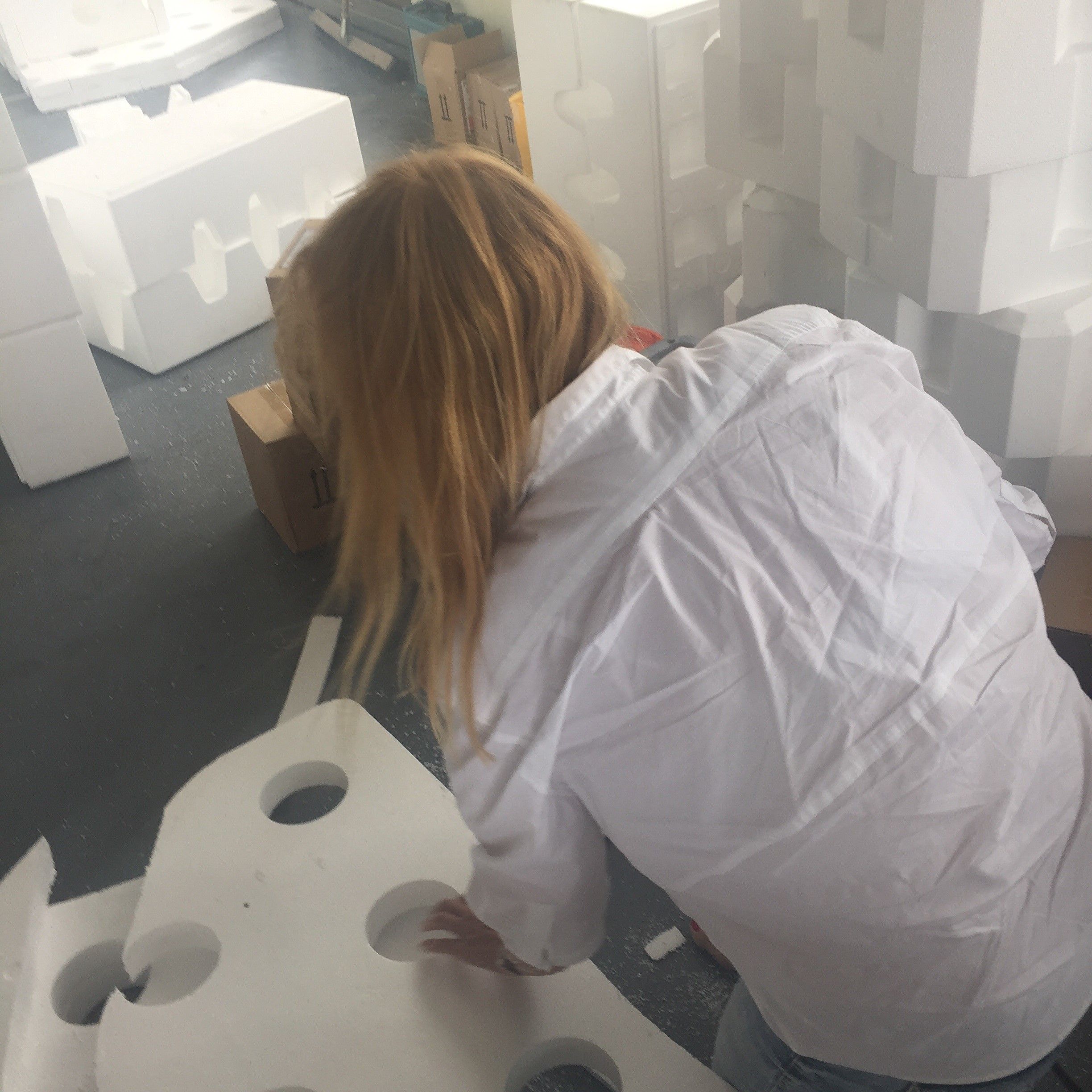 Image title for LHD loader - construction in the studio