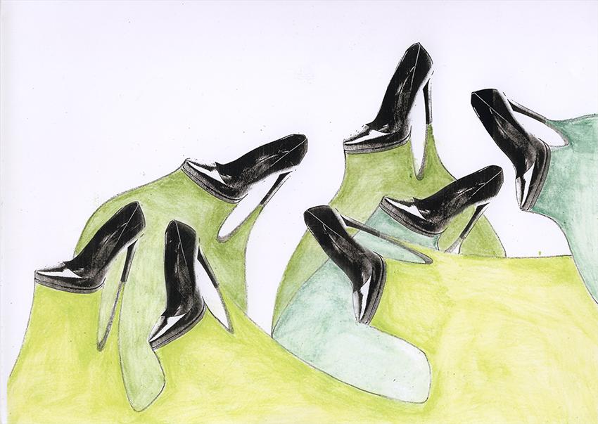 Image title for High heels plinth