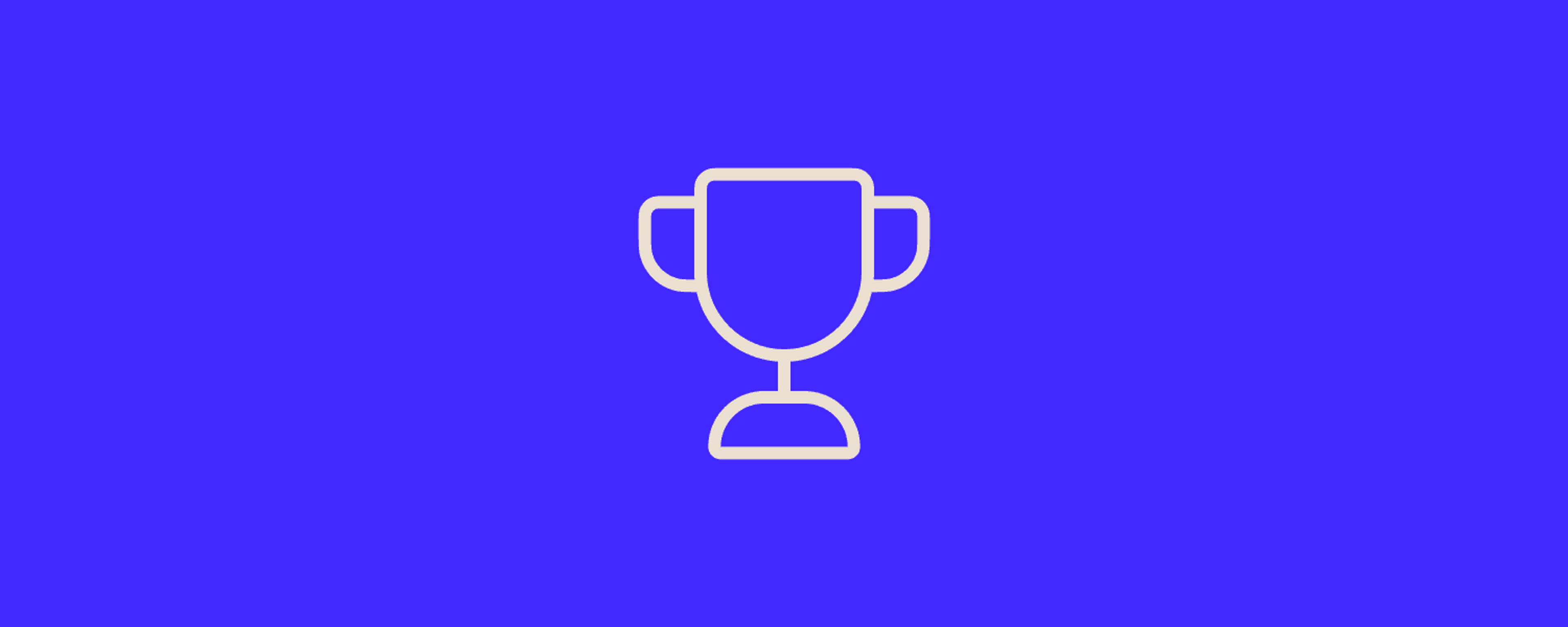 Icon of a trophy