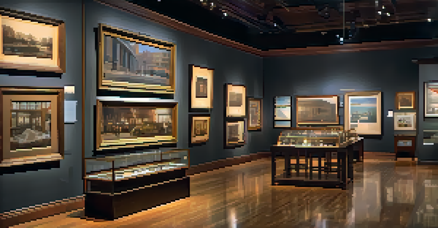 Inside the Chicago History Museum, showcasing the 'Crossroads of America' exhibit with visitors immersed in the displays.