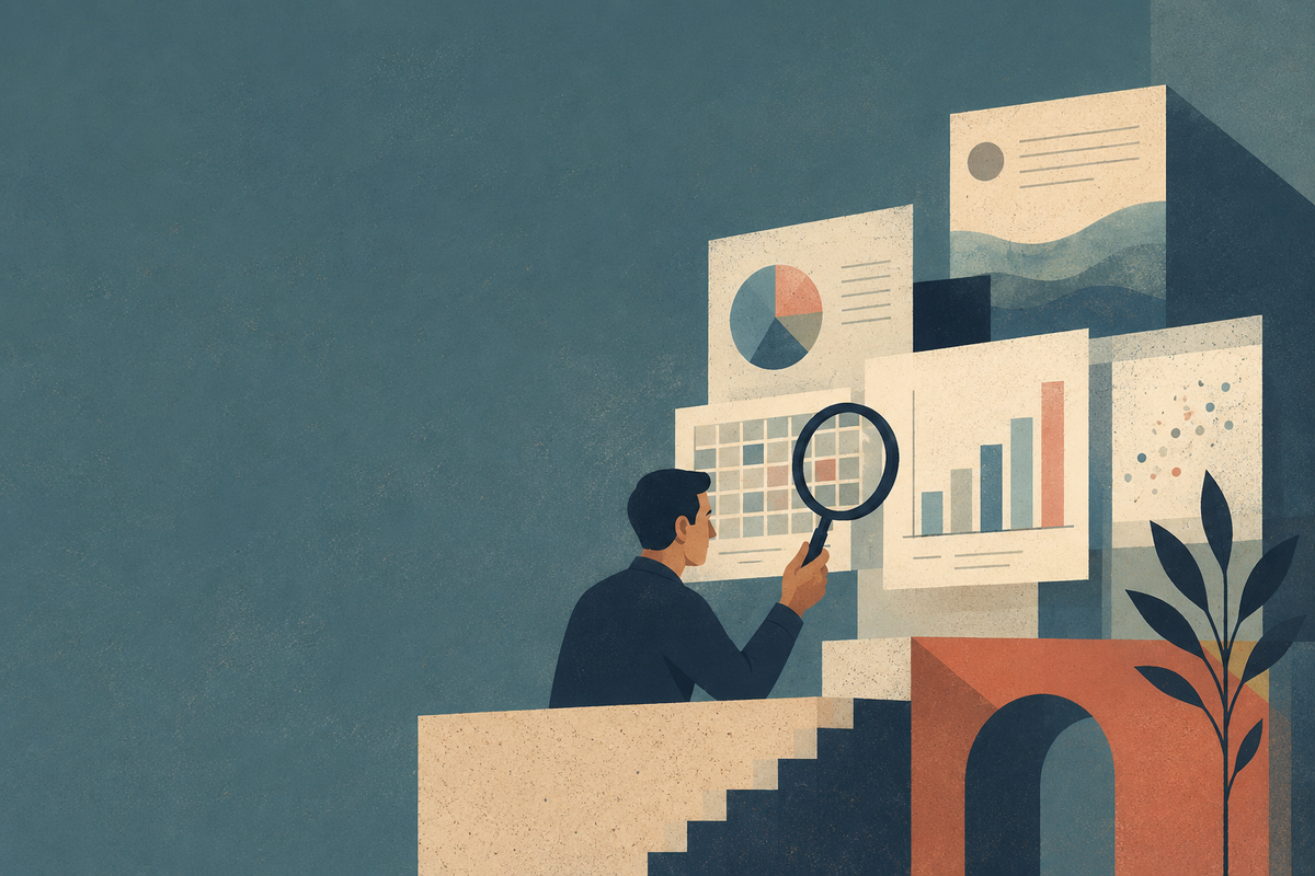 Analyst examining the quality, consistency and provenance of a dataset