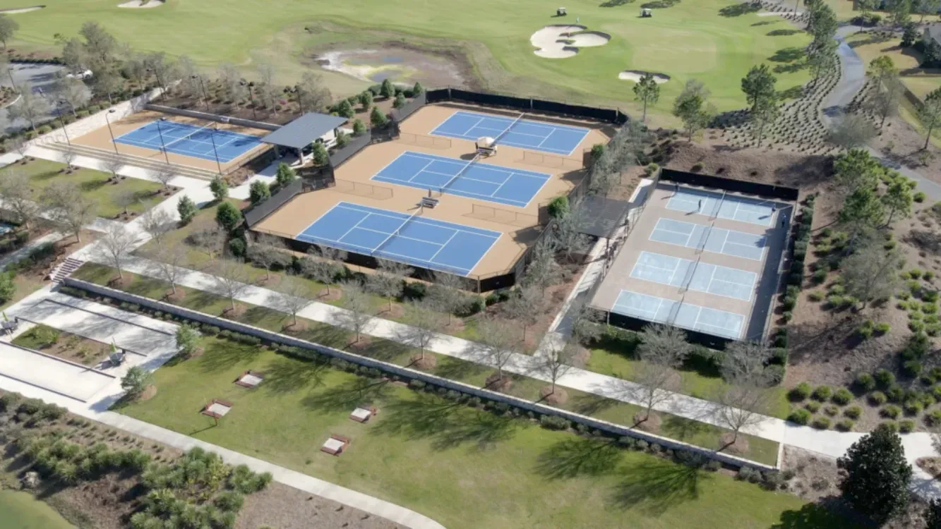 Sports courts at Ocala Preserve