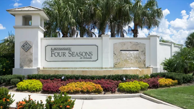 Four Seasons monument sign