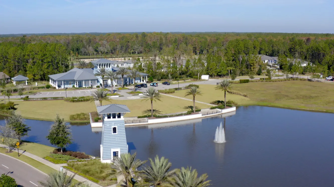 WaterSong at RiverTown entrance and amenity center - a Jacksonville FL 55+ Community