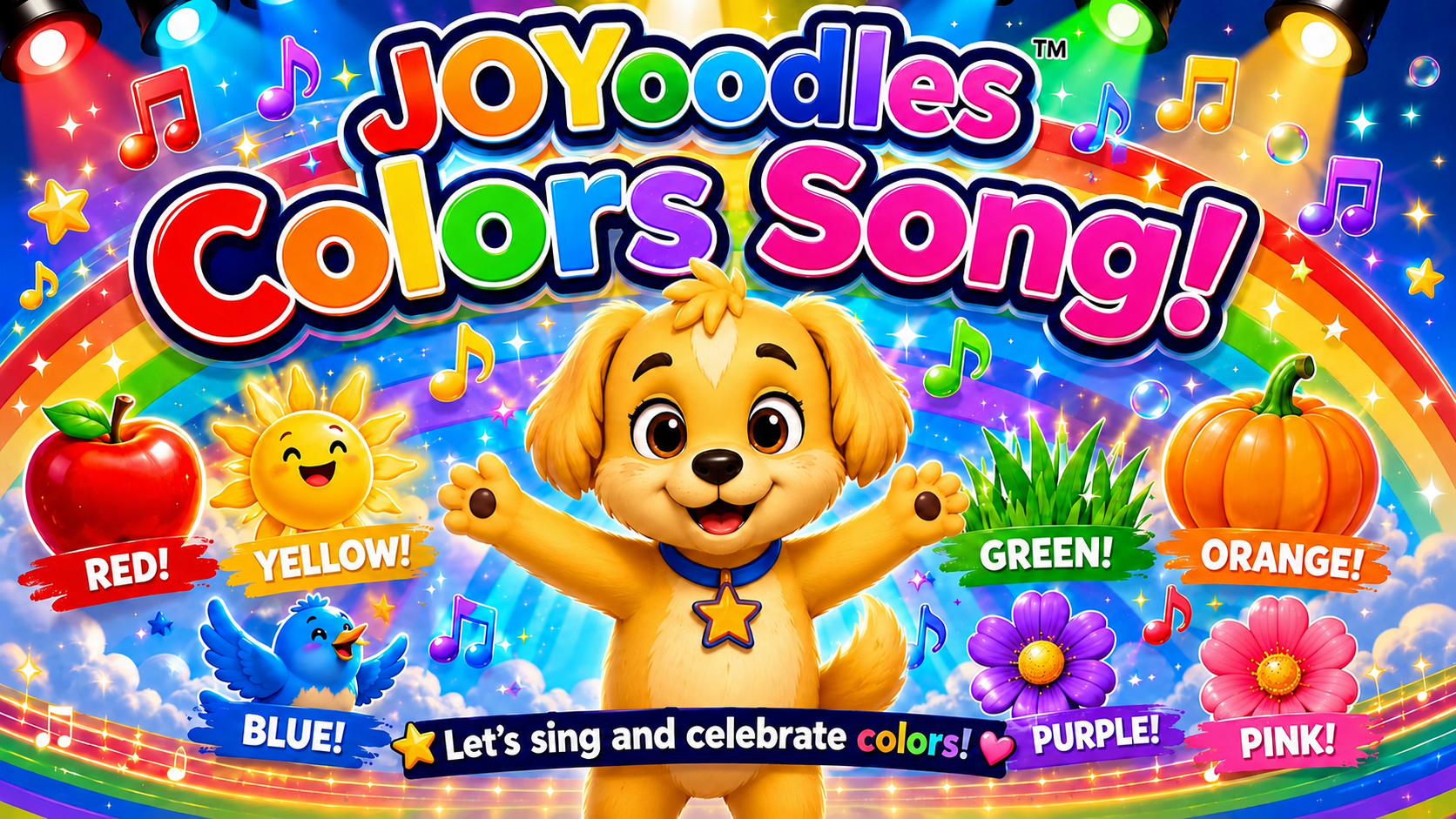 A map of the colorful JOYoodles™ world