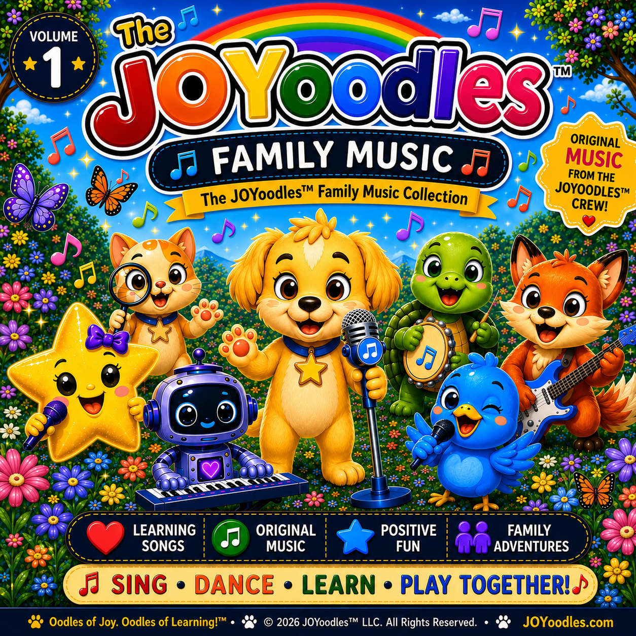 JOYoodles Family Music album artwork