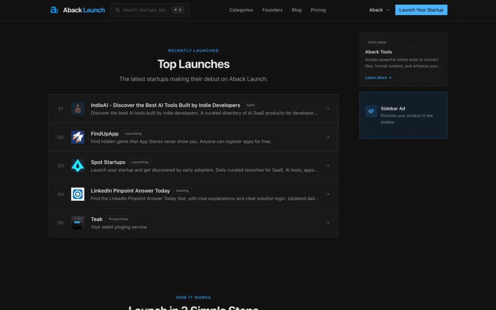 Aback Launch thumbnail 2