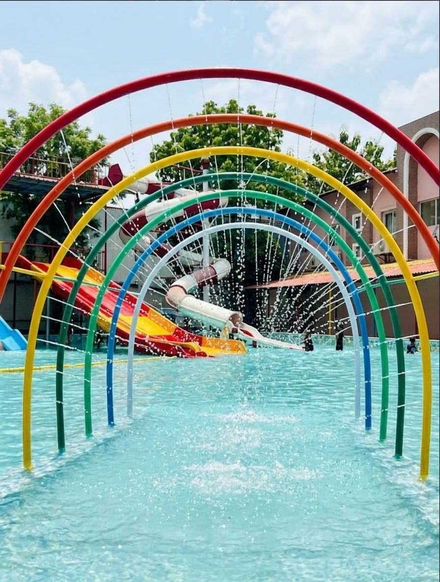 Rainbow water tunnel at Funcity Bareilly at Funcity Bareilly Water World