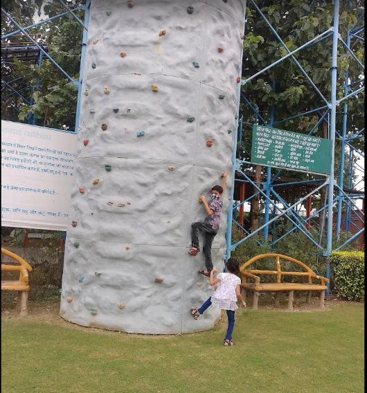 Climbing wall at Funcity Bareilly at Funcity Bareilly Thrill Zone