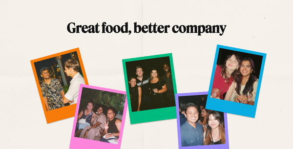 Supper club for foodies: when the menu is the point