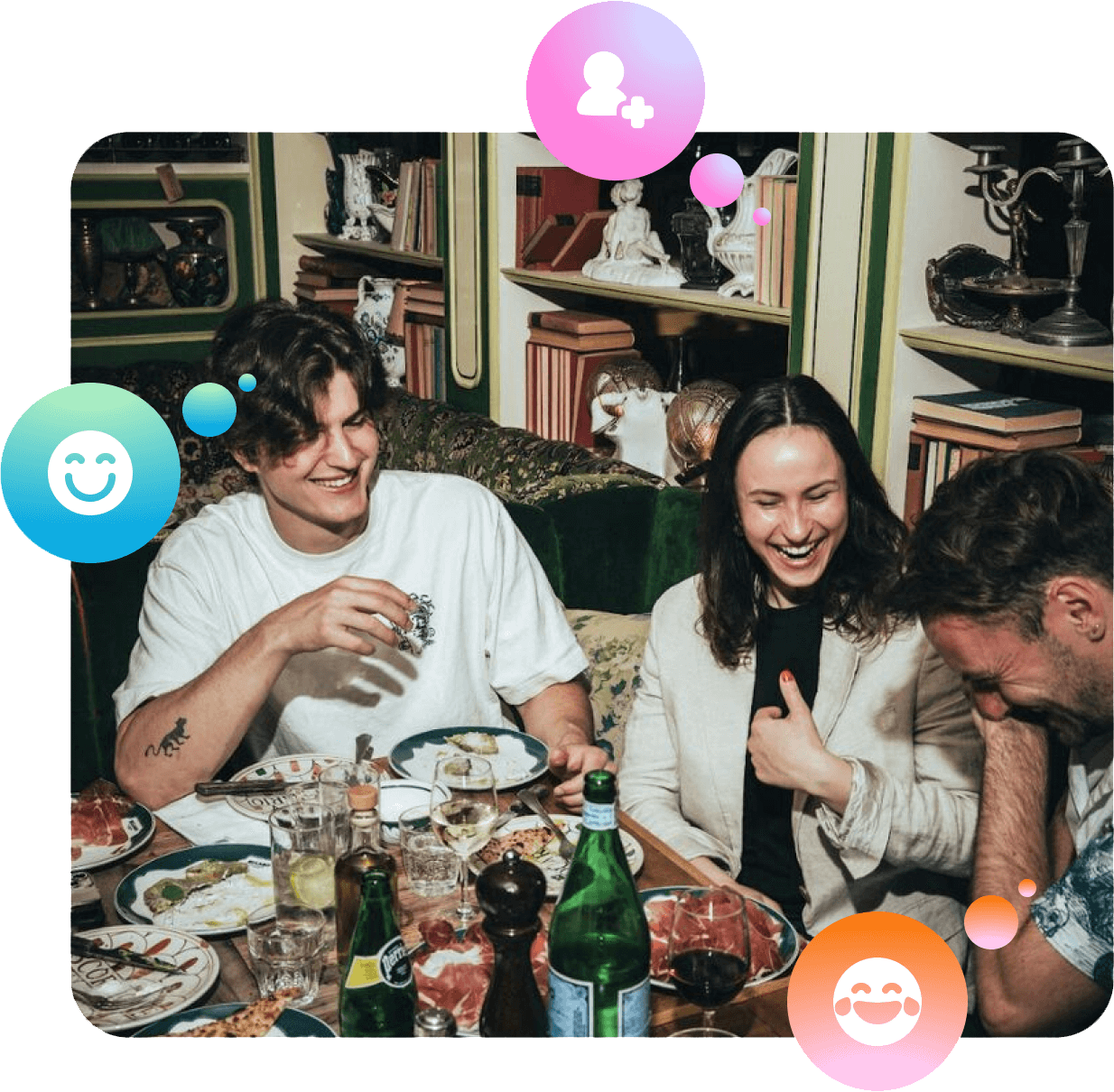 Timeleft dinner gathering