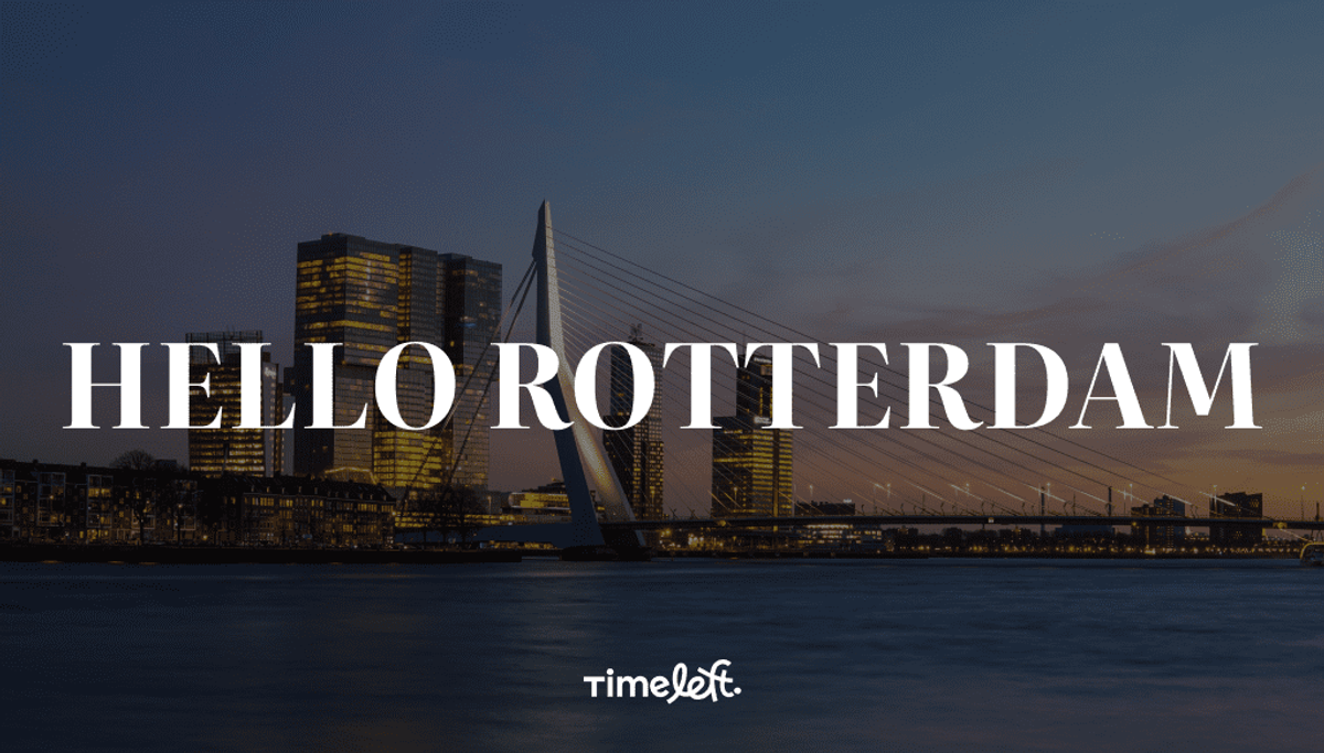 Buckle up Rotterdam! Get ready for a thrilling night as Timeleft shakes up the city on March 20th!