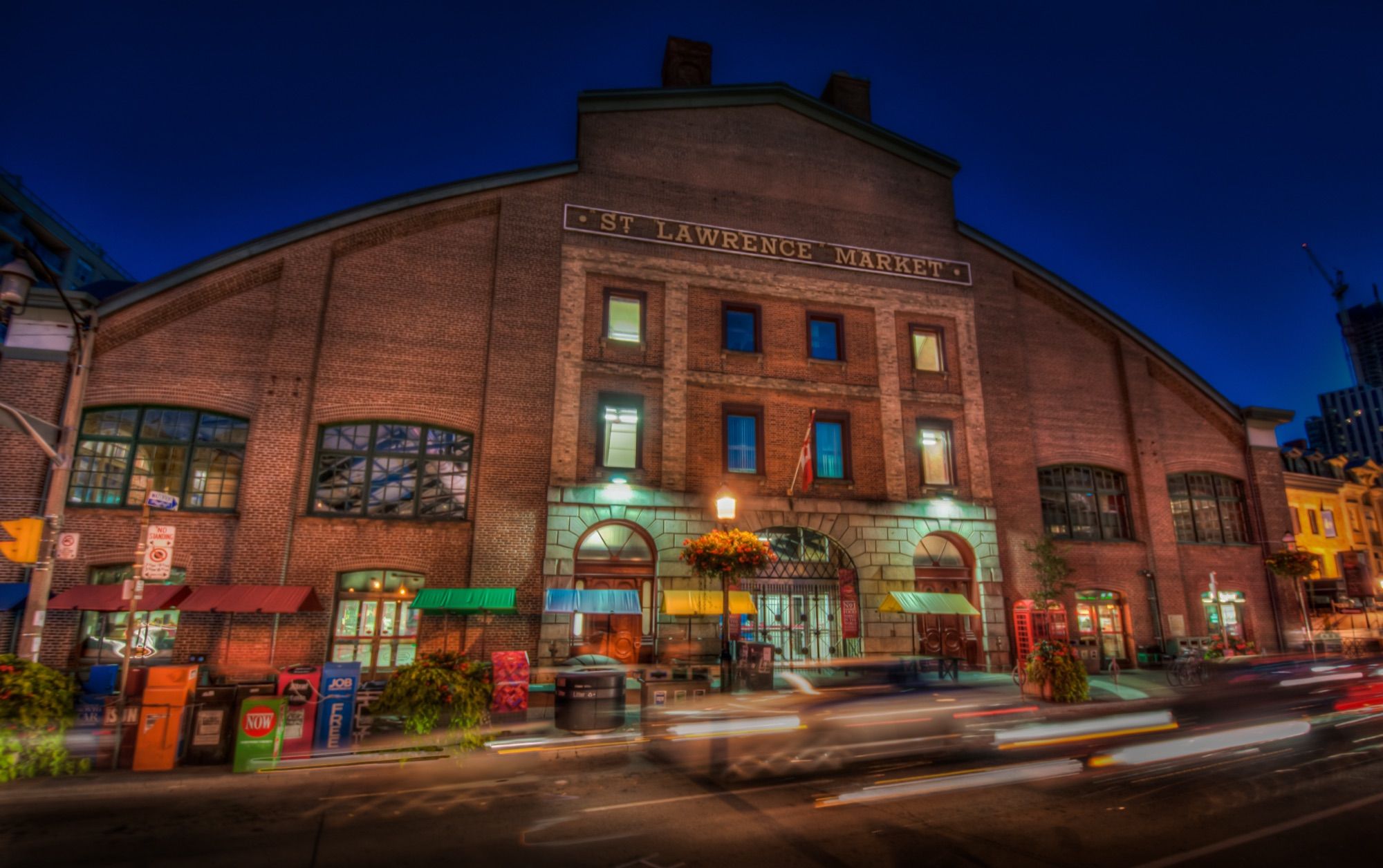 St. Lawrence Market in Toronto at night