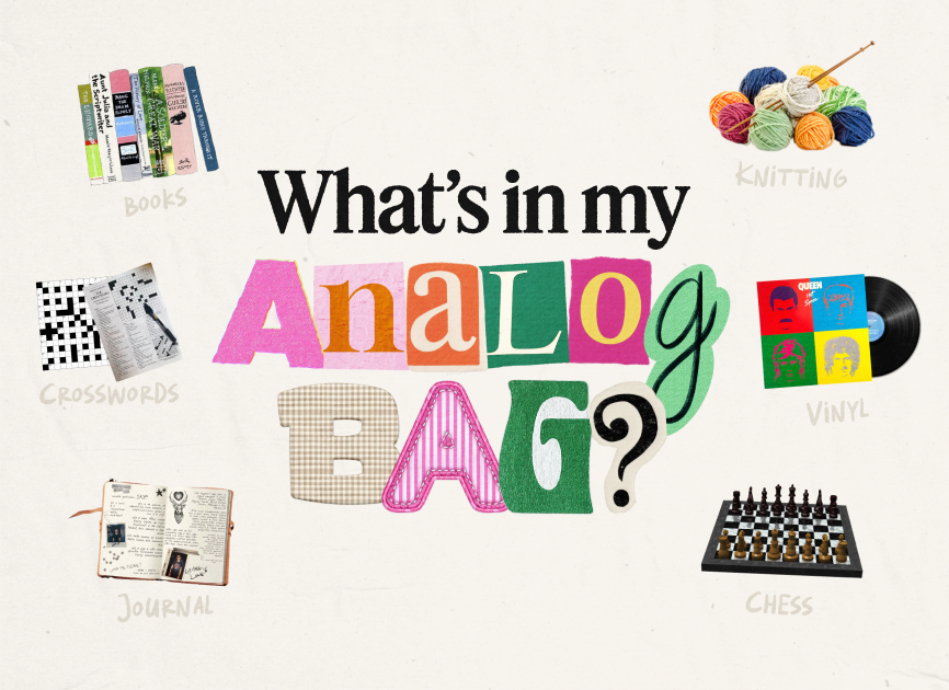 Why going analog might be the best thing you do for your mental health this year