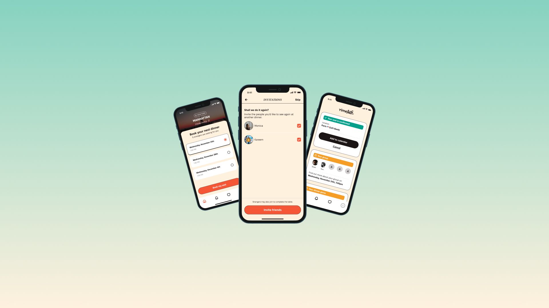 Timeleft Repeat – Reconnect with Friends