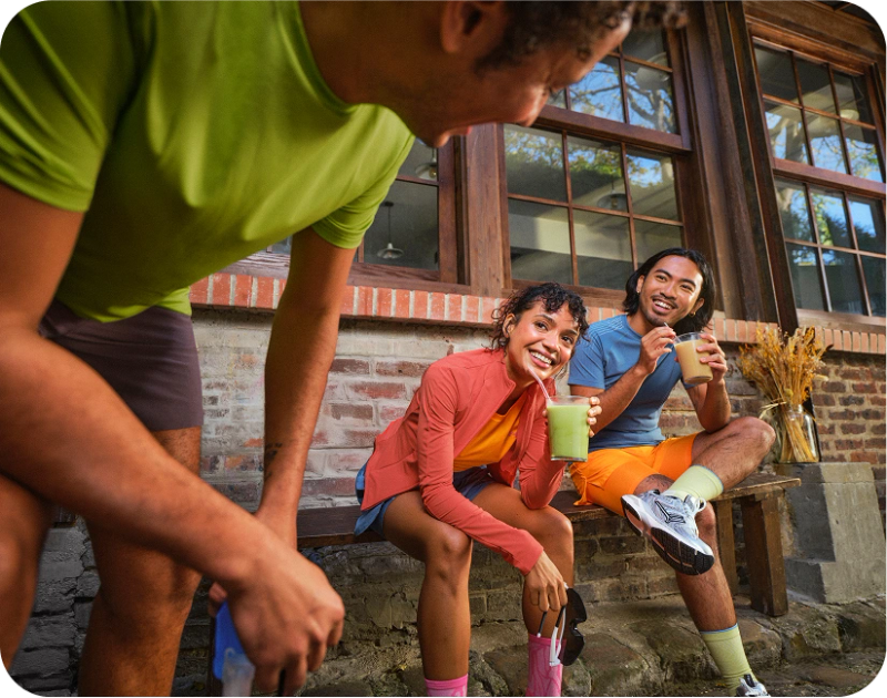 People on a Timeleft social run