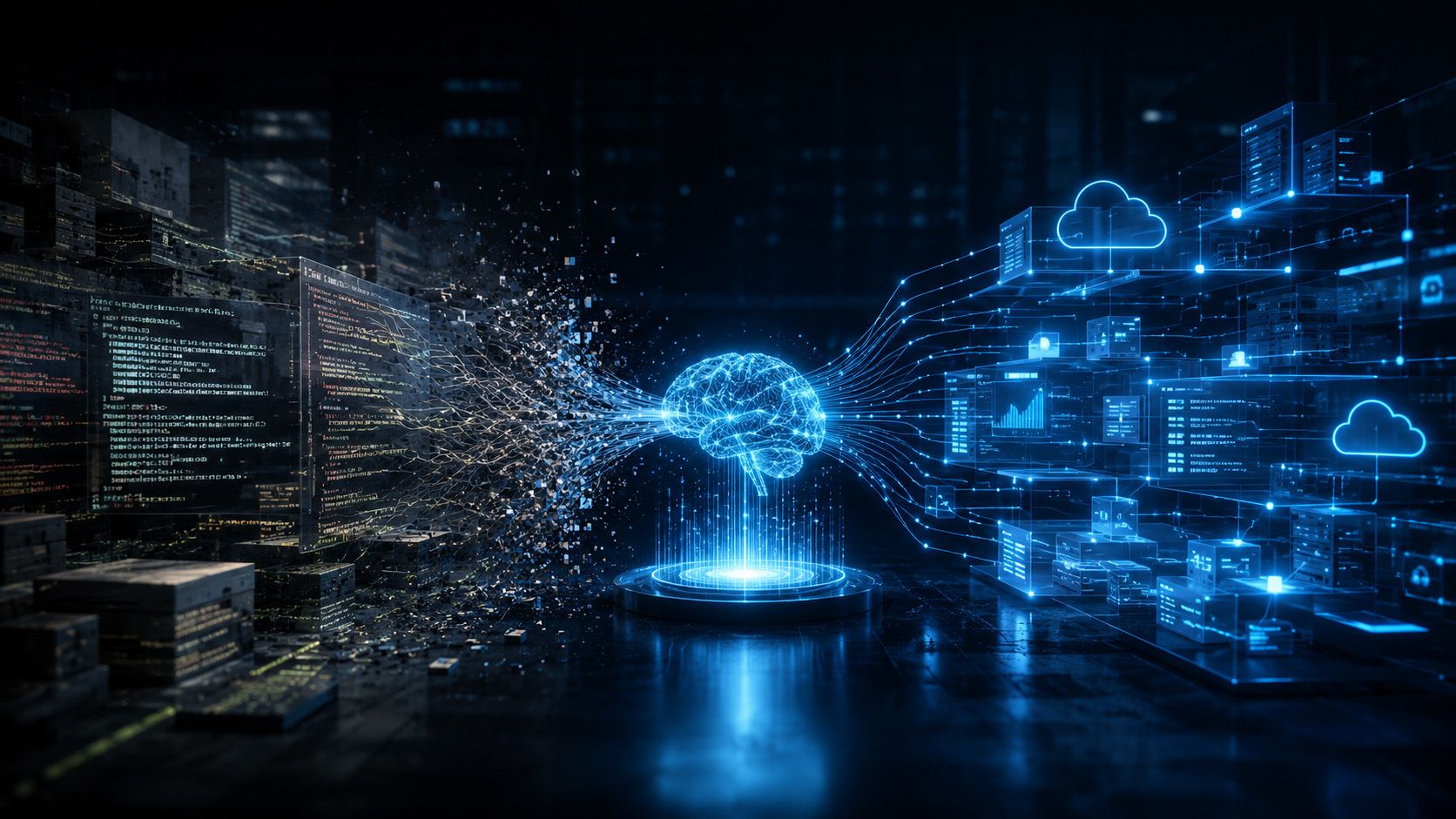 Comparison of a legacy system with a modern one built using AI
