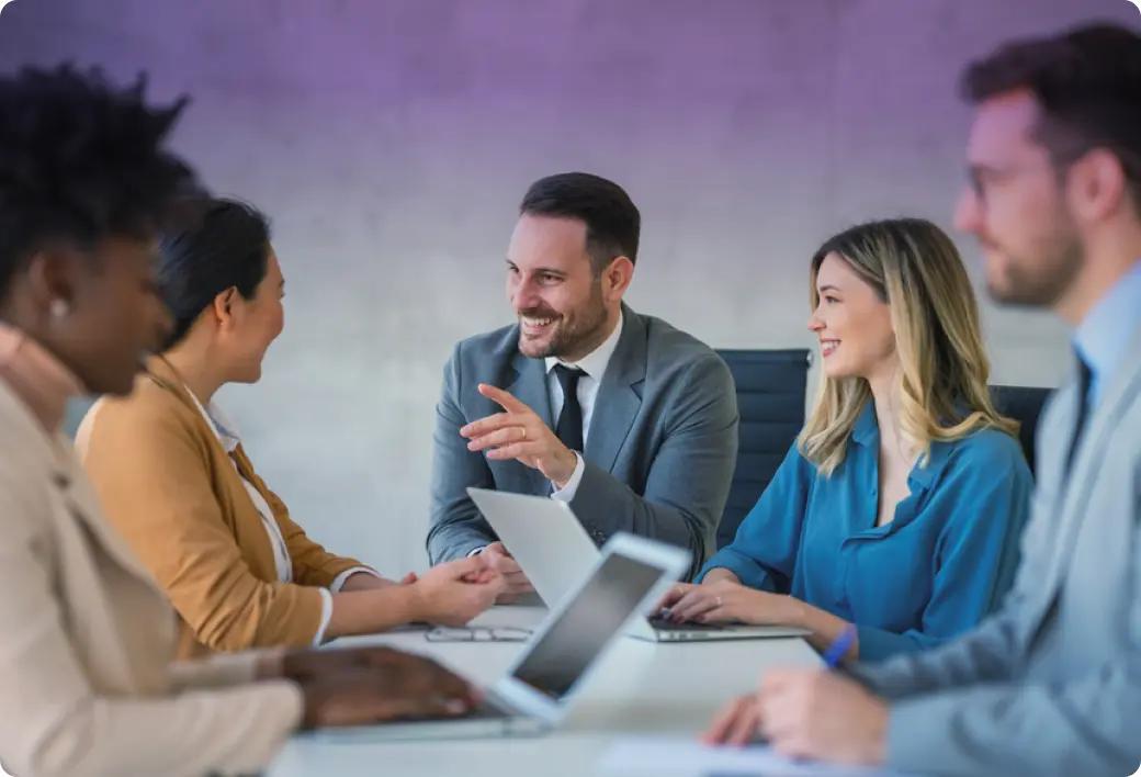 employees collaborating
