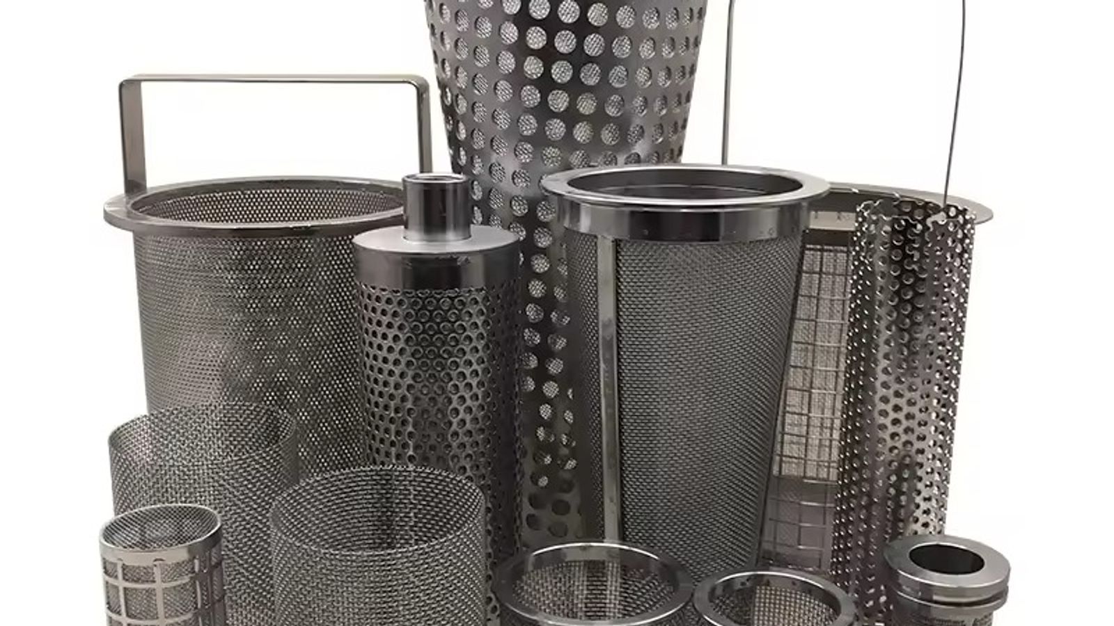 KAIFIL workshop production line for custom stainless steel filter parts